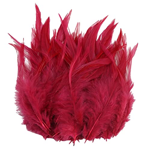 50 Stück Natürliche Fasan Huhn Hahnfedern 13-18cm DIY Burgund, 13-18cm 50pcs 50 Stück Natürliche Fasan Huhn Hahnfedern 13-18cm DIY Burgund, 13-18cm 50pcs von Geardeangloow
