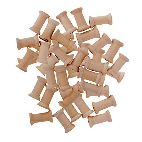 50 Stück Vintage-Nähwerkzeuge aus Holz, leere Garnspulen, Nähutensilien 50 Stück Vintage-Nähwerkzeuge aus Holz, leere Garnspulen, Nähutensilien von Geardeangloow