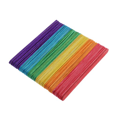50 Stück bunte Holz-Stiele für DIY Handwerk S 50 Stück bunte Holz-Stiele für DIY Handwerk S von Geardeangloow