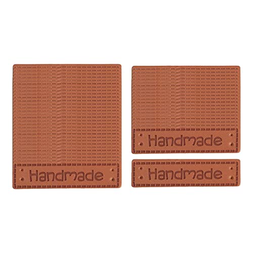 50 Stück handgefertigte Etiketten, geprägte Etiketten, Lederanhänger für Nähzubehör, Stil A 50 Stück handgefertigte Etiketten, geprägte Etiketten, Lederanhänger für Nähzubehör, Stil A von Geardeangloow