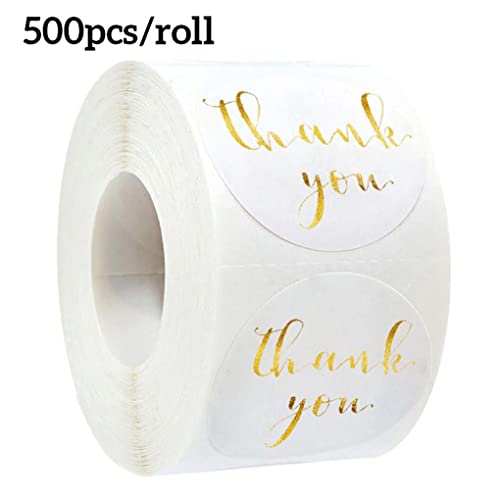 500 Stück/Rolle Dankeschön-Heißstempel-Aufkleber, selbstklebend, rund, Versiegelungs-Etiketten, Aufkleber, Backen, Geschenk, Dekoration 500 Stück/Rolle Dankeschön-Heißstempel-Aufkleber, selbstklebend, rund, Versiegelungs-Etiketten, Aufkleber, Backen, Geschenk, Dekoration von Geardeangloow