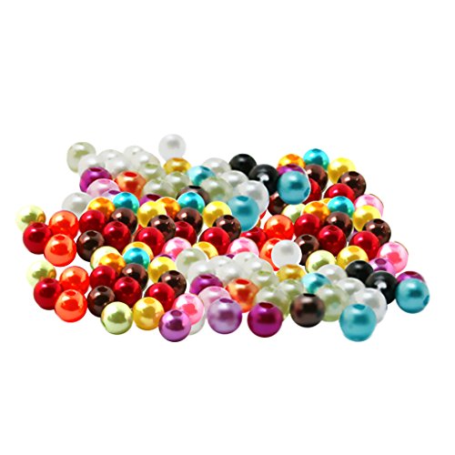 500 Stück 6 mm runde Kunststoff-Imitationsperlen Abstandshalter Perlen DIY Handwerk gemischt 500 Stück 6 mm runde Kunststoff-Imitationsperlen Abstandshalter Perlen DIY Handwerk gemischt von Geardeangloow