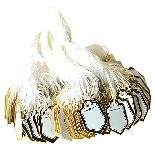 500 Stück Etiketten für den Einzelhandel, zum Aufbinden von Schmuck, Kleidung, Preisschildern 500 Stück Etiketten für den Einzelhandel, zum Aufbinden von Schmuck, Kleidung, Preisschildern von Geardeangloow