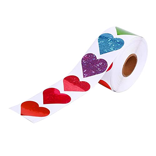 500 Stück herzförmige Aufkleber, mehrfarbige Siegeletiketten für Hochzeit, Geschenk, Aufkleber, 2,5 cm, 1 in 2,5 cm 500 Stück herzförmige Aufkleber, mehrfarbige Siegeletiketten für Hochzeit, Geschenk, Aufkleber, 2,5 cm, 1 in 2,5 cm von Geardeangloow