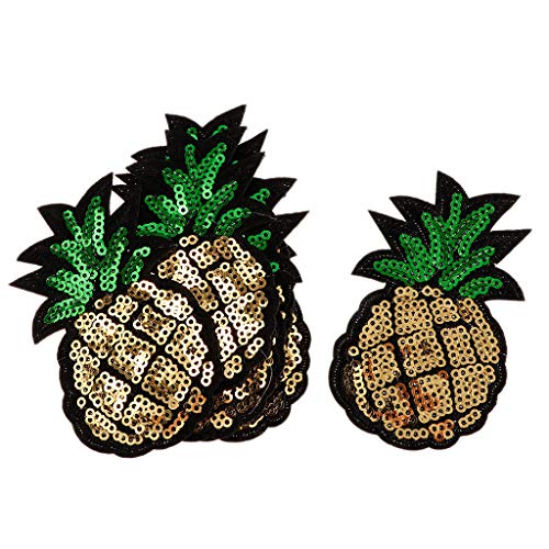 6 Stück Ananas-Pailletten DIY Nähen Applikationen Aufkleber Stickerei Patches Tuch 6 Stück Ananas-Pailletten DIY Nähen Applikationen Aufkleber Stickerei Patches Tuch von Geardeangloow