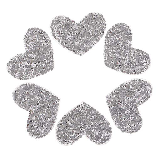 6 Stück DIY Liebe Herz Strass Patch Applikationen Aufbügler Taschen Kleidung Nähen 6 Stück DIY Liebe Herz Strass Patch Applikationen Aufbügler Taschen Kleidung Nähen von Geardeangloow
