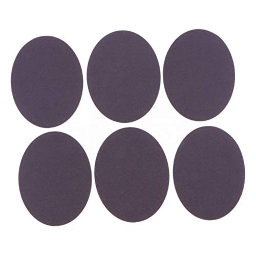 6 Stück ovale Form Bügelbild Wildleder Ellenbogen Applikation Tuch Abzeichen Grau 6 Stück ovale Form Bügelbild Wildleder Ellenbogen Applikation Tuch Abzeichen Grau von Geardeangloow