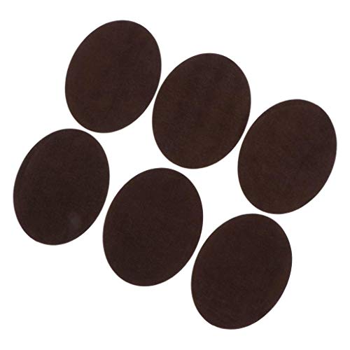 6 Stück ovale Form Bügelbild Wildleder Ellenbogen Applikation Tuch Abzeichen Kaffee 6 Stück ovale Form Bügelbild Wildleder Ellenbogen Applikation Tuch Abzeichen Kaffee von Geardeangloow
