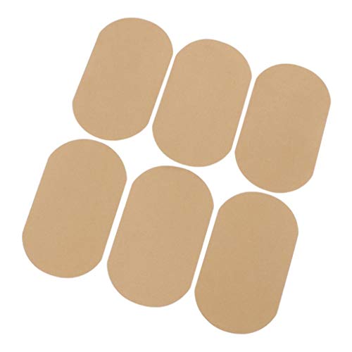 6 Stück ovale Samt-Aufnäher für Ellenbogen und Knie, Reparaturapplikation, Nähen, Wildleder, Beige 6 Stück ovale Samt-Aufnäher für Ellenbogen und Knie, Reparaturapplikation, Nähen, Wildleder, Beige von Geardeangloow