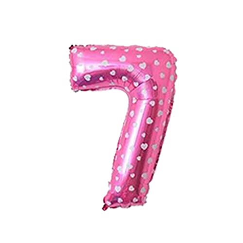 73,7 cm großer Zahlenballon, dekorativer Aluminiumfolienballon, Geburtstag, Hochzeit, Party, Urlaub, Geschenk, Dekoration, Stil 7, rosa Liebe 73,7 cm großer Zahlenballon, dekorativer Aluminiumfolienballon, Geburtstag, Hochzeit, Party, Urlaub, Geschenk, Dekoration, Stil 7, rosa Liebe von Geardeangloow