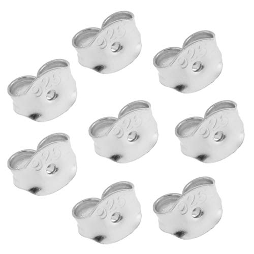 8 Stück 925 Ersatz-Ohrring-Verschlüsse Stopper für Ohrstecker DIY Weiß 8 Stück 925 Ersatz-Ohrring-Verschlüsse Stopper für Ohrstecker DIY Weiß von Geardeangloow