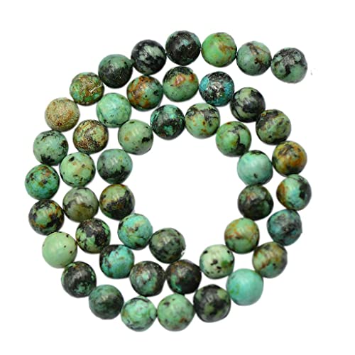 8 mm natürlicher afrikanischer Türkis, lose Edelsteinperlen, Strang, 38,1 cm 8 mm natürlicher afrikanischer Türkis, lose Edelsteinperlen, Strang, 38,1 cm von Geardeangloow