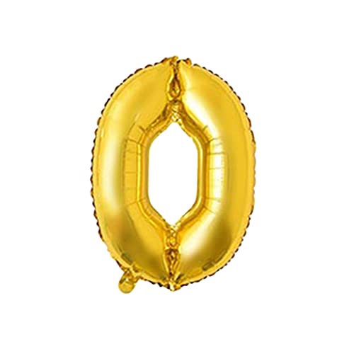 81,3 cm großer Zahlenballon, dekorativer Aluminiumfolienballon, Geburtstag, Hochzeit, Party, Urlaub, Geschenk, Dekoration, Stil 0, Gold 81,3 cm großer Zahlenballon, dekorativer Aluminiumfolienballon, Geburtstag, Hochzeit, Party, Urlaub, Geschenk, Dekoration, Stil 0, Gold von Geardeangloow