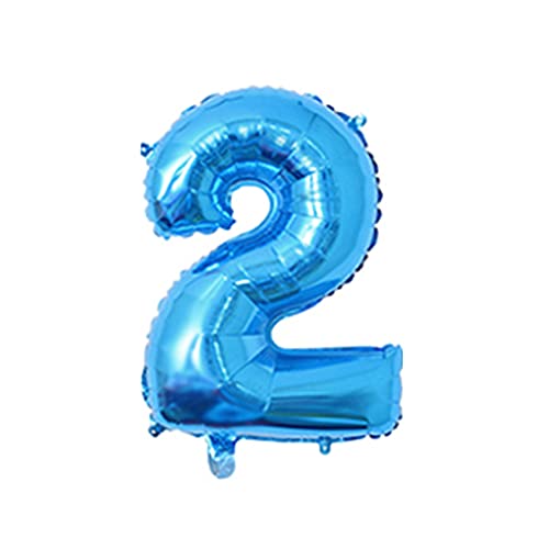81,3 cm großer Zahlenballon, dekorativer Aluminiumfolienballon, Geburtstag, Hochzeit, Party, Urlaub, Geschenk, Dekoration, Stil 2, Blau 81,3 cm großer Zahlenballon, dekorativer Aluminiumfolienballon, Geburtstag, Hochzeit, Party, Urlaub, Geschenk, Dekoration, Stil 2, Blau von Geardeangloow