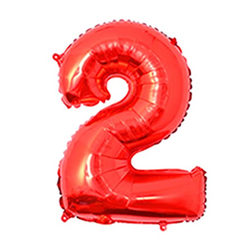 81,3 cm großer Zahlenballon, dekorativer Aluminiumfolienballon, Geburtstag, Hochzeit, Party, Urlaub, Geschenk, Dekoration, Stil 2, Rot 81,3 cm großer Zahlenballon, dekorativer Aluminiumfolienballon, Geburtstag, Hochzeit, Party, Urlaub, Geschenk, Dekoration, Stil 2, Rot von Geardeangloow