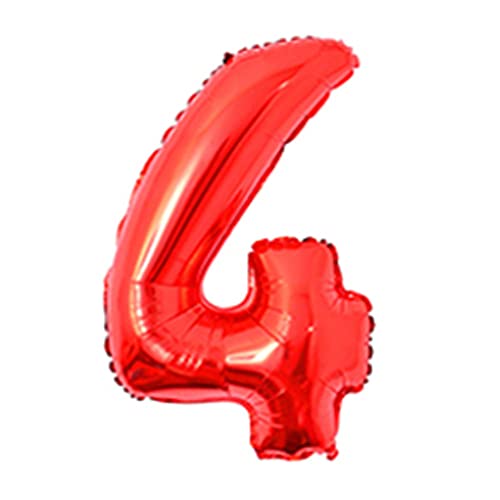 81,3 cm großer Zahlenballon, dekorativer Aluminiumfolienballon, Geburtstag, Hochzeit, Party, Urlaub, Geschenk, Dekoration, Stil 4, Rot 81,3 cm großer Zahlenballon, dekorativer Aluminiumfolienballon, Geburtstag, Hochzeit, Party, Urlaub, Geschenk, Dekoration, Stil 4, Rot von Geardeangloow