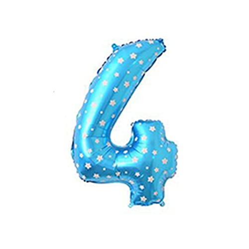 81,3 cm großer Zahlenballon, dekorativer Aluminiumfolienballon, Geburtstag, Hochzeit, Party, Urlaub, Geschenk, Dekoration, Stil 4, blauer Stern 81,3 cm großer Zahlenballon, dekorativer Aluminiumfolienballon, Geburtstag, Hochzeit, Party, Urlaub, Geschenk, Dekoration, Stil 4, blauer Stern von Geardeangloow