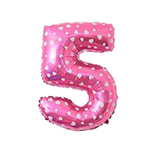81,3 cm großer Zahlenballon, dekorativer Aluminiumfolienballon, Geburtstag, Hochzeit, Party, Urlaub, Geschenk, Dekoration, Stil 5, rosa Liebe 81,3 cm großer Zahlenballon, dekorativer Aluminiumfolienballon, Geburtstag, Hochzeit, Party, Urlaub, Geschenk, Dekoration, Stil 5, rosa Liebe von Geardeangloow
