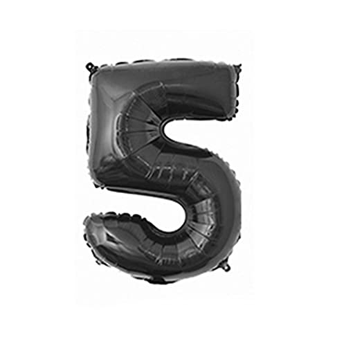 81,3 cm großer Zahlenballon, dekorativer Aluminiumfolienballon, Geburtstag, Hochzeit, Party, Urlaub, Geschenk, Dekoration, Stil 5, schwarz 81,3 cm großer Zahlenballon, dekorativer Aluminiumfolienballon, Geburtstag, Hochzeit, Party, Urlaub, Geschenk, Dekoration, Stil 5, schwarz von Geardeangloow