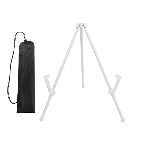 Ausstellungsstaffelei, Ständer, stabil, zusammenklappbar, Zeichenstaffelei, tragbar, Metall, Weiß Ausstellungsstaffelei, Ständer, stabil, zusammenklappbar, Zeichenstaffelei, tragbar, Metall, Weiß von Geardeangloow
