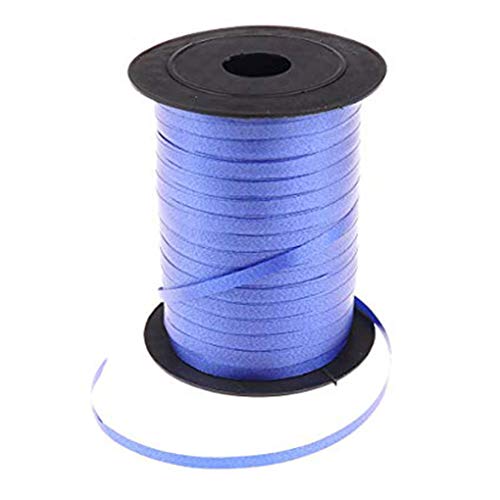 Ballon-Ringelband, Kunststoffspule, mehrfarbiges Band, DIY, Basteln, Partyzubehör, Schnur zum Dekorieren von Zubehör, Blau von Geardeangloow
