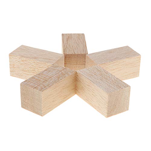 Balsaholzblöcke, DIY-Modellierung, Handwerk, Holzbearbeitungsmaterialien, 30 x 30 x 80 mm, 5 Stück Balsaholzblöcke, DIY-Modellierung, Handwerk, Holzbearbeitungsmaterialien, 30 x 30 x 80 mm, 5 Stück von Geardeangloow