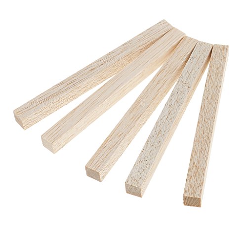 Balsaholzstab, unlackiert, quadratisch, 120 mm, 5 Stück Balsaholzstab, unlackiert, quadratisch, 120 mm, 5 Stück von Geardeangloow