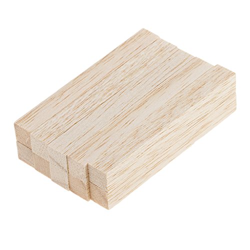 Balsaholzstab, unlackiert, quadratisch, 80 mm, 10 Stück Balsaholzstab, unlackiert, quadratisch, 80 mm, 10 Stück von Geardeangloow