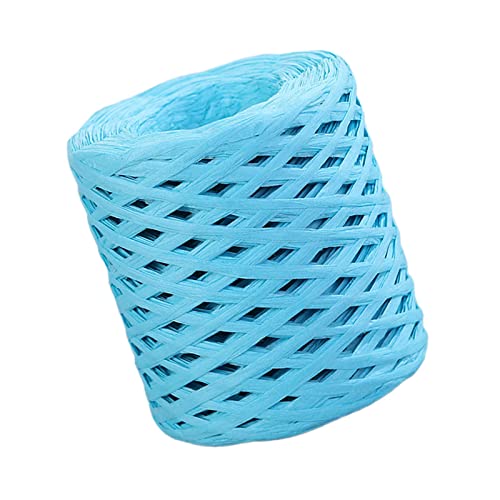 Bast-Papierband, Verzierungen für Geschenkverpackungen, Weben, Hochzeit, Blau, 200 m Bast-Papierband, Verzierungen für Geschenkverpackungen, Weben, Hochzeit, Blau, 200 m von Geardeangloow