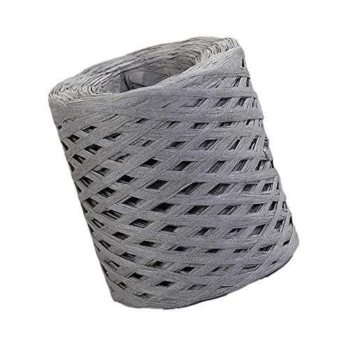 Bast-Papierband, Verzierungen für Geschenkverpackungen, Weben, Hochzeit, Grau, 200 m Bast-Papierband, Verzierungen für Geschenkverpackungen, Weben, Hochzeit, Grau, 200 m von Geardeangloow