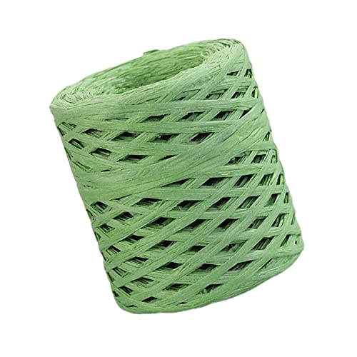 Bast-Papierband, Verzierungen für Geschenkverpackungen, Weben, Hochzeit, Grün, 200 m Bast-Papierband, Verzierungen für Geschenkverpackungen, Weben, Hochzeit, Grün, 200 m von Geardeangloow