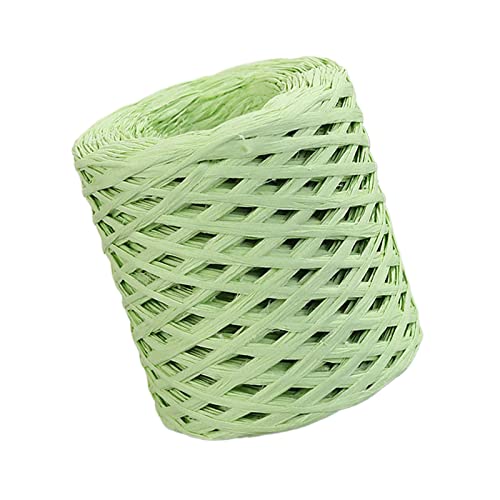 Bast-Papierband, Verzierungen für Geschenkverpackungen, Weben, Hochzeit, Rasengrün, 200 m Bast-Papierband, Verzierungen für Geschenkverpackungen, Weben, Hochzeit, Rasengrün, 200 m von Geardeangloow