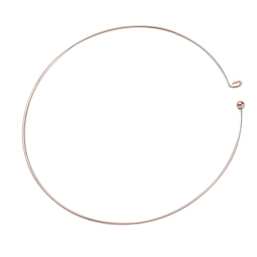 Drahthalsband, Creolen-Armband, Schmuck, tragbar, hausgemachtes Handwerk, DIY, Kunst, Finden, Ersatz, Rose, Roségold, Stil 2 von Geardeangloow