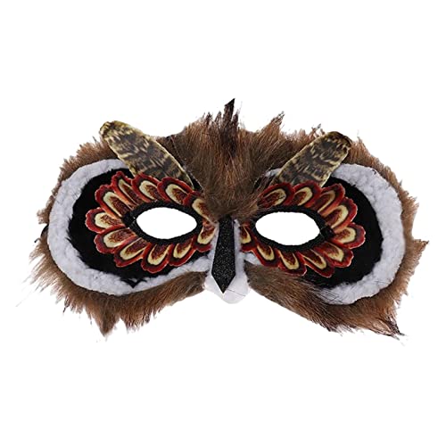 Geardeangloow Eulenmasken für Kinder, dekorative Gesichtsbedeckung für Halloween, Foto-Requisite, Maskerade Geardeangloow Eulenmasken für Kinder, dekorative Gesichtsbedeckung für Halloween, Foto-Requisite, Maskerade von Geardeangloow