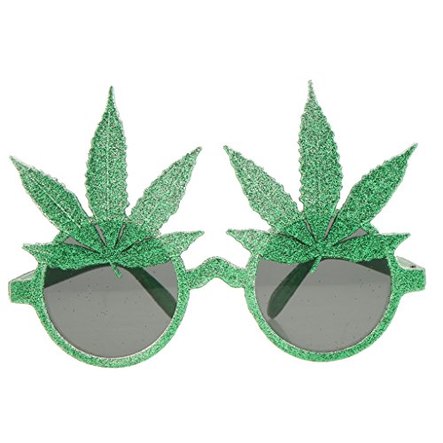 Geardeangloow Glitzernde grüne Ahornblatt-Sonnenbrille, lustige Brillen, Partyverkleidungen Geardeangloow Glitzernde grüne Ahornblatt-Sonnenbrille, lustige Brillen, Partyverkleidungen von Geardeangloow