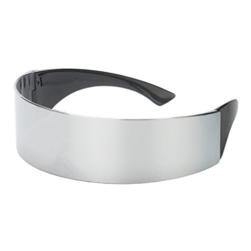 Geardeangloow Metallisch verspiegelter Weltraum Alien Roboter Party Single Cosplay Silbertöne Geardeangloow Metallisch verspiegelter Weltraum Alien Roboter Party Single Cosplay Silbertöne von Geardeangloow