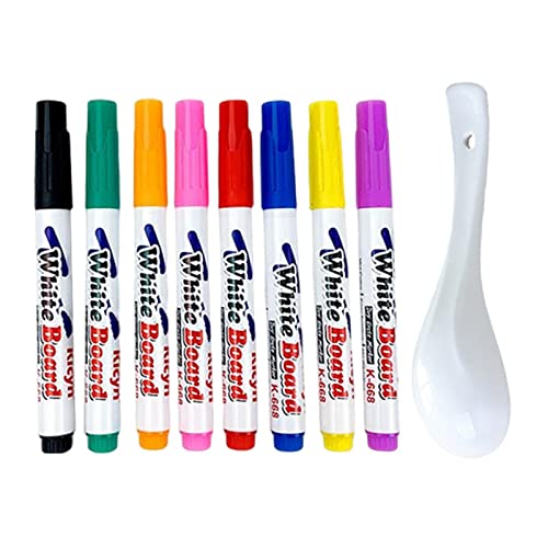 Geardeangloow Wasserschwimmender Malstift, Whiteboard-Marker für Zuhause, Kinder, Erwachsene, Büro, 8 Farben, 12,2 x 1,2 cm Geardeangloow Wasserschwimmender Malstift, Whiteboard-Marker für Zuhause, Kinder, Erwachsene, Büro, 8 Farben, 12,2 x 1,2 cm von Geardeangloow
