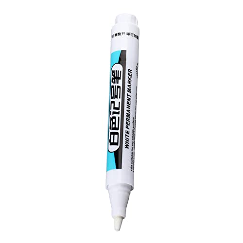 Geardeangloow Weißer Marker, Farbstift, DIY, Basteln, Badezimmer, wasserabweisend, Tischlerei, Küche, 2,5 mm, 1 Stück, Weiß (2,5 mm) von Geardeangloow