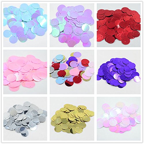 Glänzende runde lose Pailletten, zum Nähen, Basteln, 16 mm, Hellviolett Glänzende runde lose Pailletten, zum Nähen, Basteln, 16 mm, Hellviolett von Geardeangloow