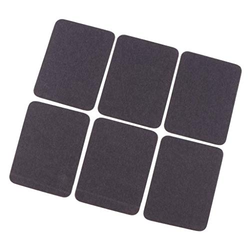 Jeans-Flicken zum Aufbügeln, für Kleidung, Rucksack, Nähzubehör, Grau, 6 Stück Jeans-Flicken zum Aufbügeln, für Kleidung, Rucksack, Nähzubehör, Grau, 6 Stück von Geardeangloow