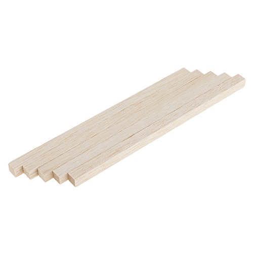 Kiefernholzstab, unlackiert, quadratisch, 200 mm, 5 Stück Kiefernholzstab, unlackiert, quadratisch, 200 mm, 5 Stück von Geardeangloow
