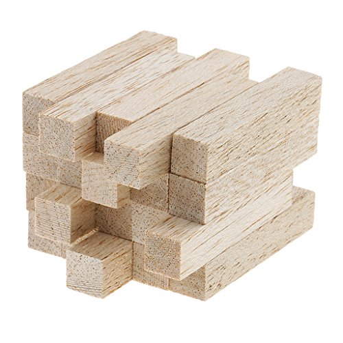 Kiefernholzstab, unlackiert, quadratisch, 50 mm, 20 Stück Kiefernholzstab, unlackiert, quadratisch, 50 mm, 20 Stück von Geardeangloow