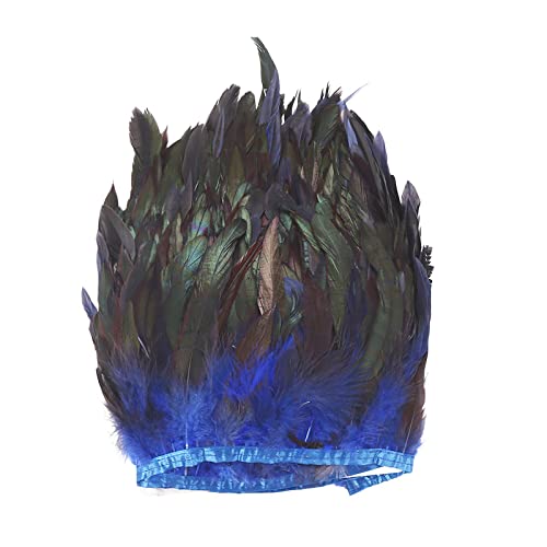 Künstliche Federfransenborte Performance Kostüm zum Nähen Handwerk B, Blau Künstliche Federfransenborte Performance Kostüm zum Nähen Handwerk B, Blau von Geardeangloow