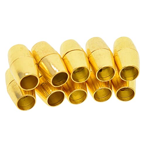 Magnetverschlüsse für Armbänder, Halsketten, Schmuckherstellung, 5 mm, Gold, 15 x 8 mm, 10 Sets von Geardeangloow