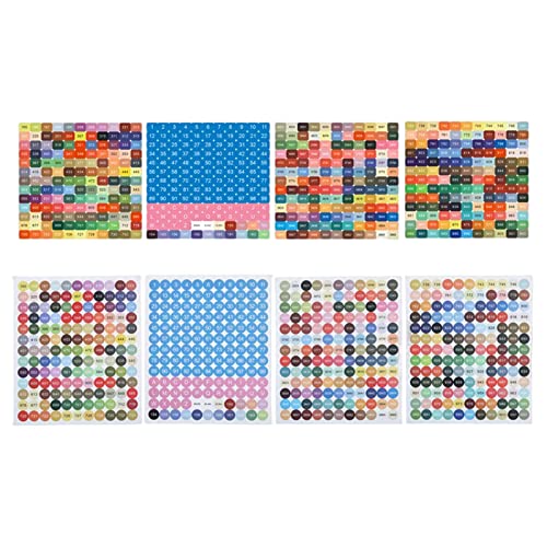 Multifunktionale farbige Nummern-Aufkleber, selbstklebend für Sticktwist Multifunktionale farbige Nummern-Aufkleber, selbstklebend für Sticktwist von Geardeangloow
