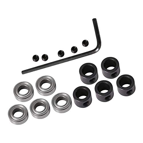 Ober- und Schaftlager-Zubehör, 5 Stück, innen, 6,35 mm, außen, 12,7 mm Ober- und Schaftlager-Zubehör, 5 Stück, innen, 6,35 mm, außen, 12,7 mm von Geardeangloow