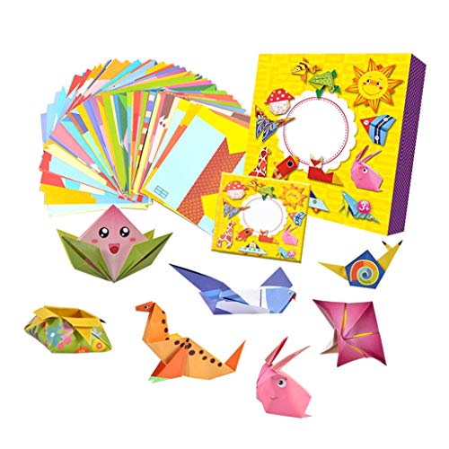 Origami-Set, 54 Muster, 108 Stück, Origami-Faltpapiere und Origami-Buch Origami-Set, 54 Muster, 108 Stück, Origami-Faltpapiere und Origami-Buch von Geardeangloow
