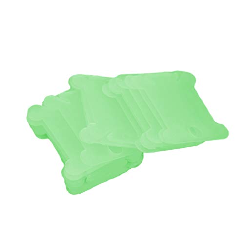Packung mit 20 Fadenwicklerkarten, Spulenkarten, praktisches Bürozubehör, praktische kompakte Größe, Kordel-Organizer, grün, 100 Stück Packung mit 20 Fadenwicklerkarten, Spulenkarten, praktisches Bürozubehör, praktische kompakte Größe, Kordel-Organizer, grün, 100 Stück von Geardeangloow