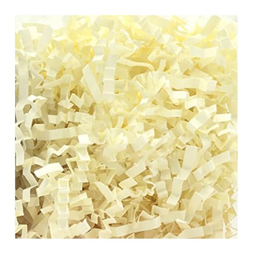 Raffia-Gras, elegant, geschreddertes Papier, Füllung, DIY, Konfetti, stoßfest, Party-Dekoration für Schule, Klassenzimmer, Milchweiß Raffia-Gras, elegant, geschreddertes Papier, Füllung, DIY, Konfetti, stoßfest, Party-Dekoration für Schule, Klassenzimmer, Milchweiß von Geardeangloow