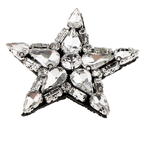 Star Beads Strass Applikation zum Aufnähen auf Kleidung Tasche Zubehör transparent Star Beads Strass Applikation zum Aufnähen auf Kleidung Tasche Zubehör transparent von Geardeangloow
